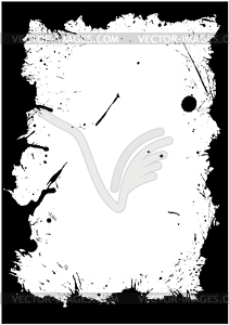 Blot рамок - черно-белый векторный клипарт