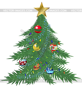 Christmas tree - vector image