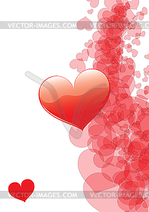 Valentine`s Day card - vector clipart