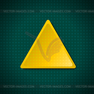 Triangular dotted frame - vector clipart / vector image