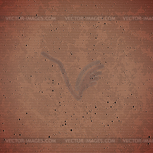 Rusty surface with holes - vector clipart