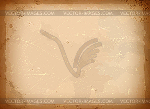 Aged paper frame - vector clipart / vector image