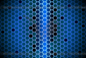 Abstract digital hive - vector image