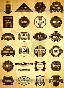 Vintage labels. Big collection  - vector image