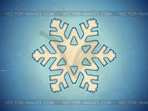 Возраст карт со снежинкой - клипарт в векторе / векторное изображение