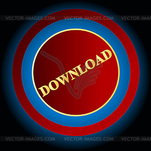 Download button - vector image