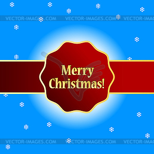 Merry Christmas icon - vector image