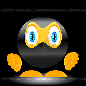 Smile ninja - vector clipart