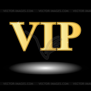 Vip symbol - color vector clipart