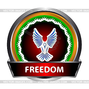 Freedom icon - vector image