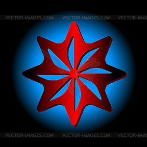 Abstract web icon - vector clipart