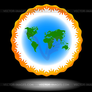 World icon - vector clip art