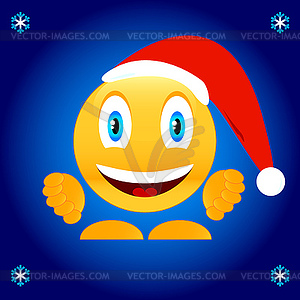 Christmas smile - vector clipart