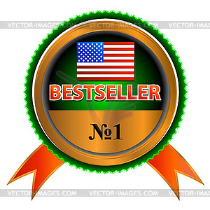 New bestseller icon - vector image