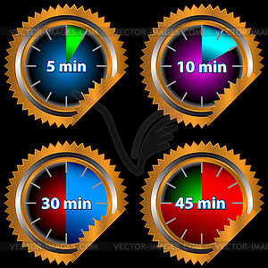 Four times - vector image