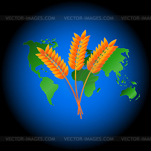 Colourful natural icon - vector clipart / vector image