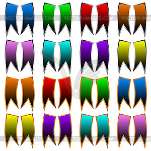 Colored tape - vector image