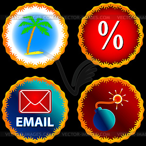 Small icon set - vector clipart