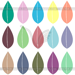 Vintage colors - color vector clipart