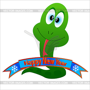 Symbol of happy new year - vector clipart