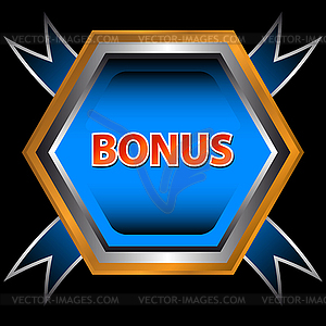 Unique bonus icon - vector clipart