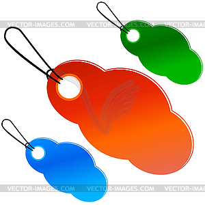 Price tags - vector clipart