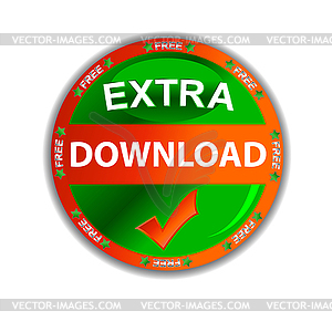 New download icon - vector clip art