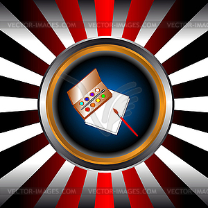 Icon set for drawing - vector image