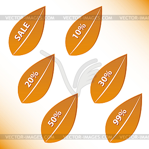 New discounts - color vector clipart