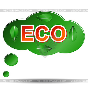 Eco symbol - vector clipart