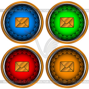 Four web icons - vector clip art