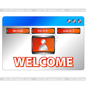 Web design - vector clip art