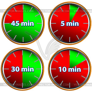 Four times - vector image