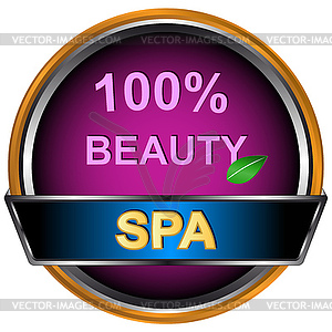 New spa logo - vector image