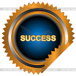 Success icon - vector image