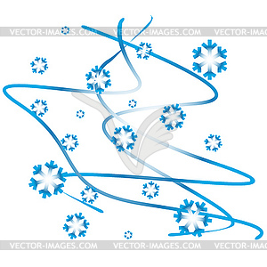 Winter background - vector clip art