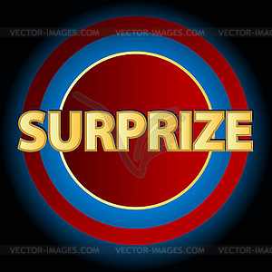 Surprize logo - vector image