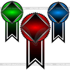 Three symbols - royalty-free vector image