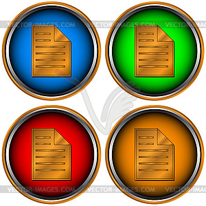 Four web icons - vector image