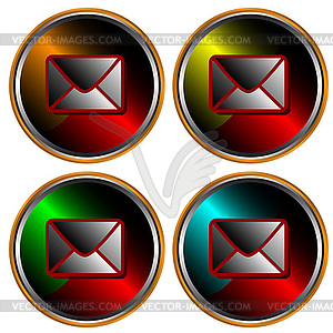 Four web icons - vector clipart