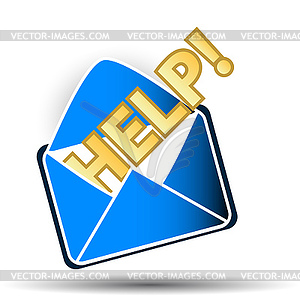 Help symbol - vector image