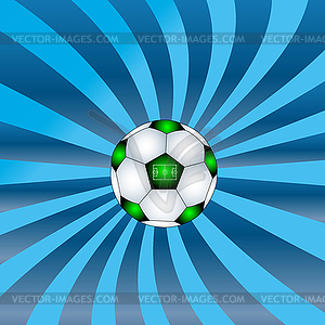 Green ball  - color vector clipart