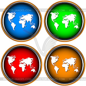 Four web icons - vector image