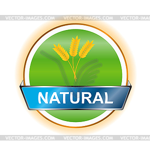 Natural icon - vector clip art