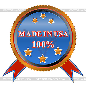 Icon Made in USA  - vector image