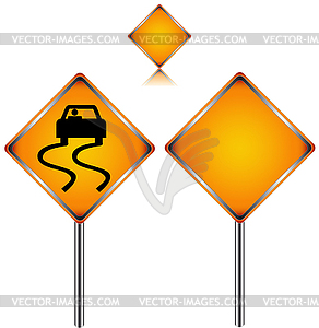 Traffic signs - vector image