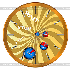 Time flies - vector clipart