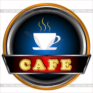 Cafe logo - vector image