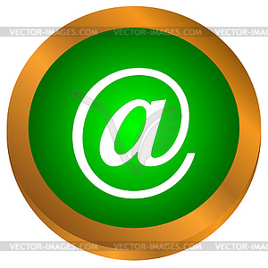 Mail icon - vector clip art