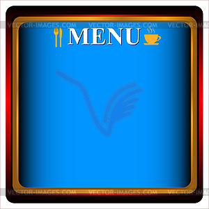 Menu background - vector image
